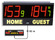 Volleyball scoreboard, Electronic scoreboard with console display for volley, five-players football, table tennis